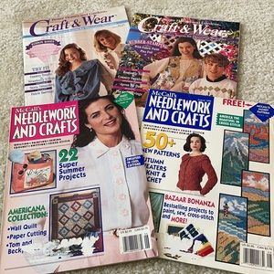 Lot of 4 vintage Craft magazines